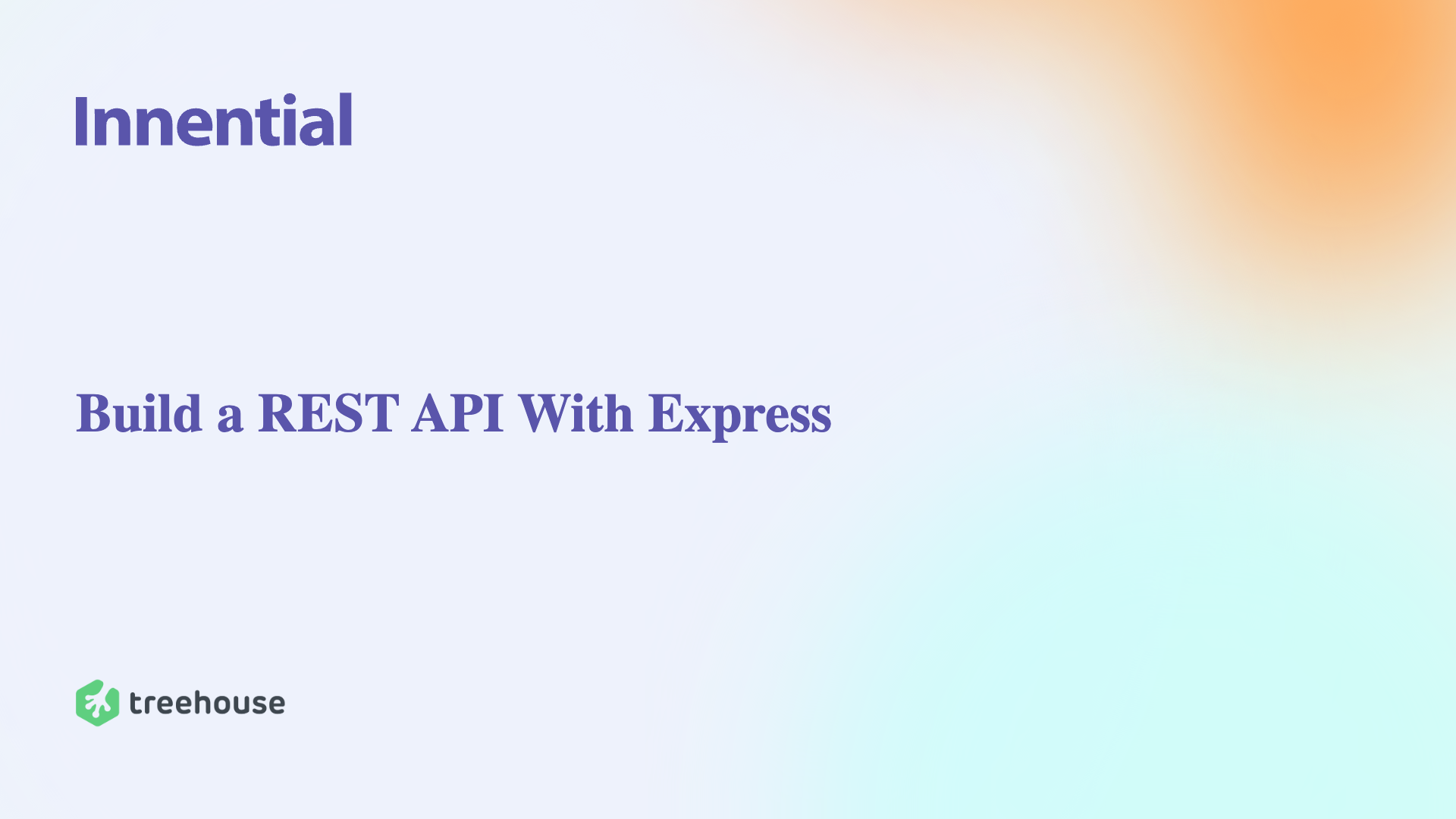 Build a REST API With Express